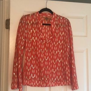 Tory Burch size 4 sequin tunic